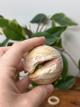 Load image into Gallery viewer, Yellow Crazy Lace Agate Sphere #63A
