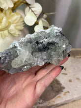 Load image into Gallery viewer, Green Cubic Fluorite with Quartz Specimen #75
