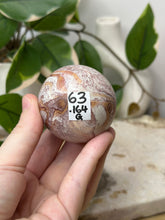Load image into Gallery viewer, Pink Picture Jasper Sphere #63

