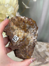 Load image into Gallery viewer, Manganese Quartz x Calcite Cluster #65
