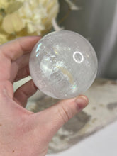 Load image into Gallery viewer, White Optical Calcite Sphere #68
