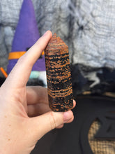 Load image into Gallery viewer, Red Spot Obsidian Towers #17
