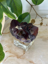 Load image into Gallery viewer, Glittery Deep Red/Purple Amethyst with Hematite Inclusions Cluster #57
