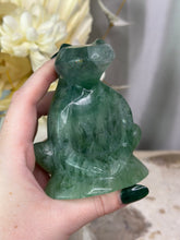 Load image into Gallery viewer, XL Green Fluorite Frog
