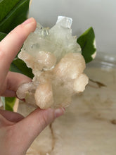 Load image into Gallery viewer, Glass Green Apophyllite~Peach Stillbite~Pink/Green Chalcedony Specimen #94
