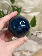 Load image into Gallery viewer, Imperfect Blue Fluorite Sphere IB1
