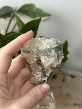 Load image into Gallery viewer, Glassy Green/Black Apophyllite Cubes~Peach Stillbite~Black/Silver Chalcedony Specimen #57C
