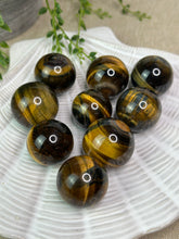 Load image into Gallery viewer, SML Tigers Eye Spheres
