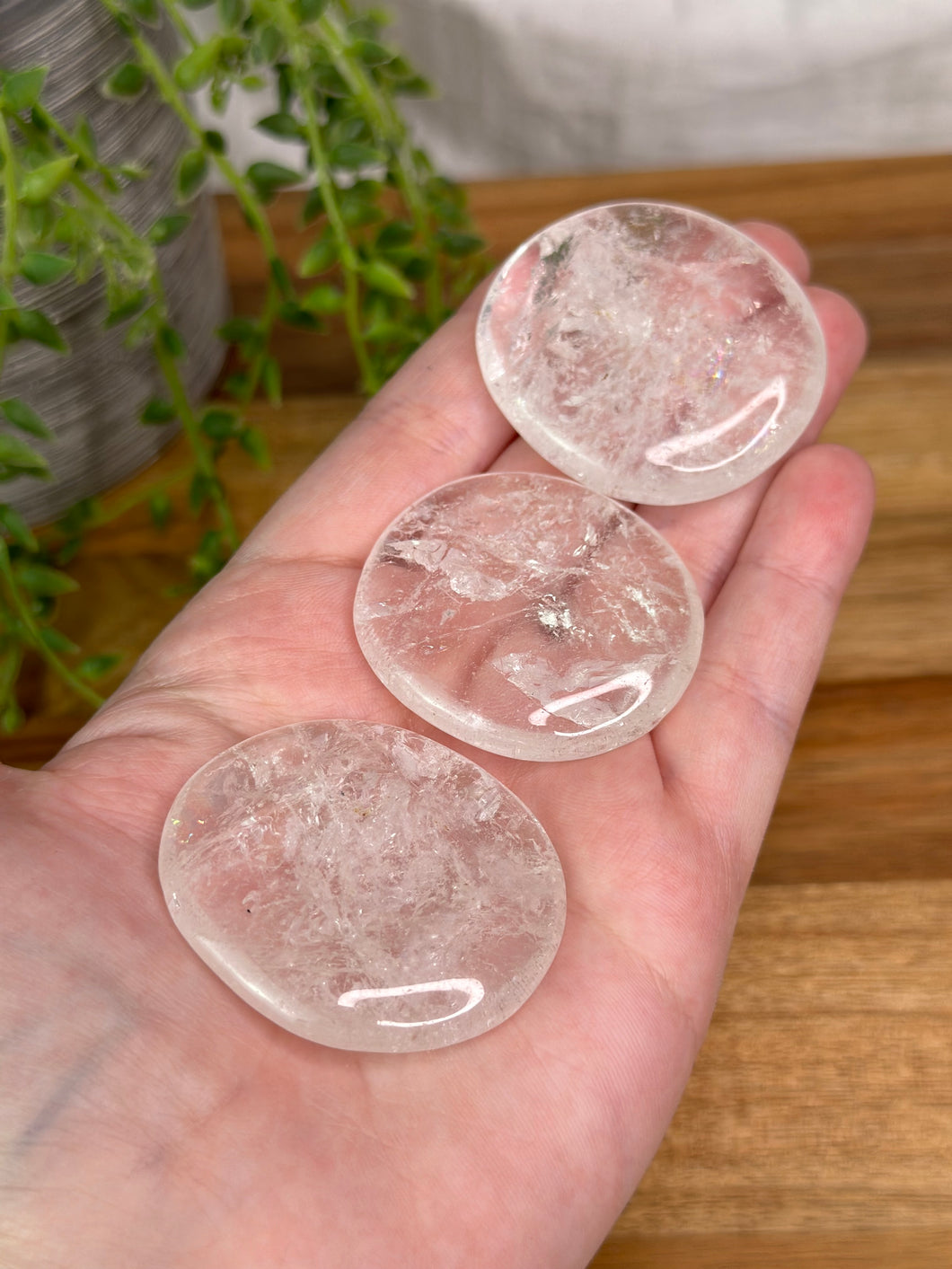 Large Clear Quartz Flatstones