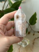 Load image into Gallery viewer, Flower Agate x Pink Amethyst Tower #18
