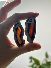 Load image into Gallery viewer, Carnelian Slice Pairs~ AI
