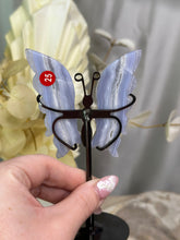 Load image into Gallery viewer, Blue Lace Agate Butterfly Wings
