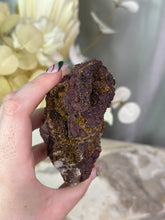 Load image into Gallery viewer, Manganese Quartz x Calcite Cluster #55
