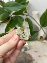 Load image into Gallery viewer, Iridescent Pyrite On Quartz Specimen #13A

