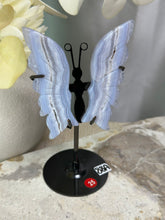 Load image into Gallery viewer, Blue Lace Agate Butterfly Wings
