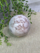 Load image into Gallery viewer, Pink Amethyst x Flower Agate Sphere #52
