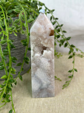 Load image into Gallery viewer, Pink Amethyst x Flower Agate Tower #69
