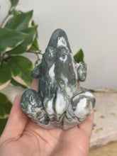 Load image into Gallery viewer, LRG Moss Agate Frog #58B
