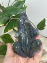 Load image into Gallery viewer, LRG Moss Agate Frog #65
