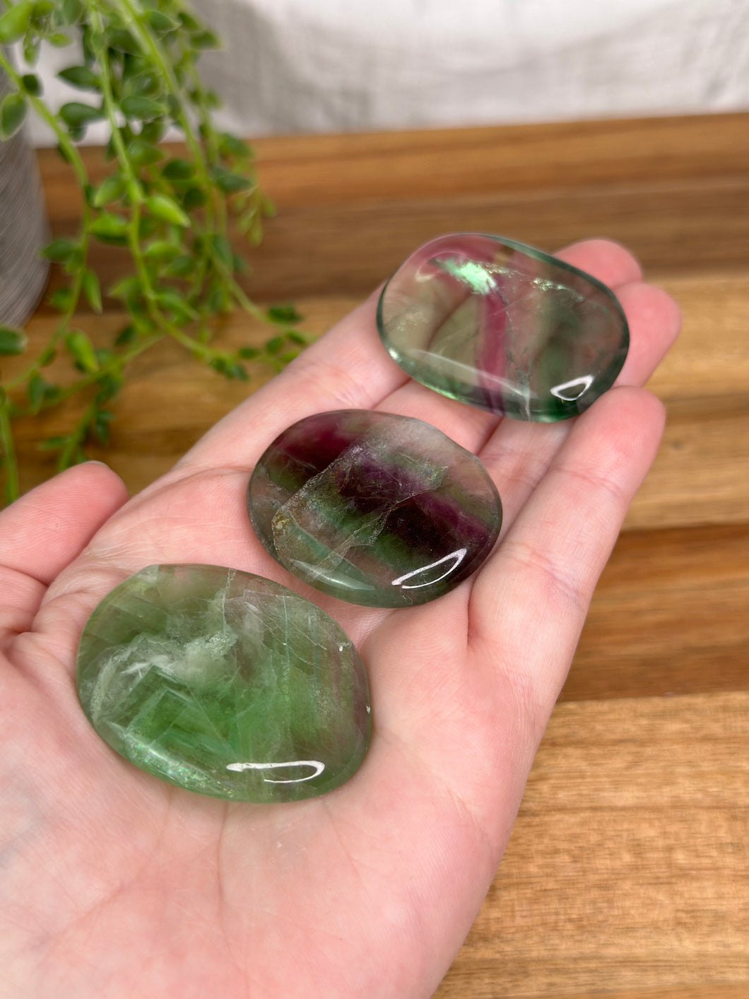 Medium Fluorite Flatstones