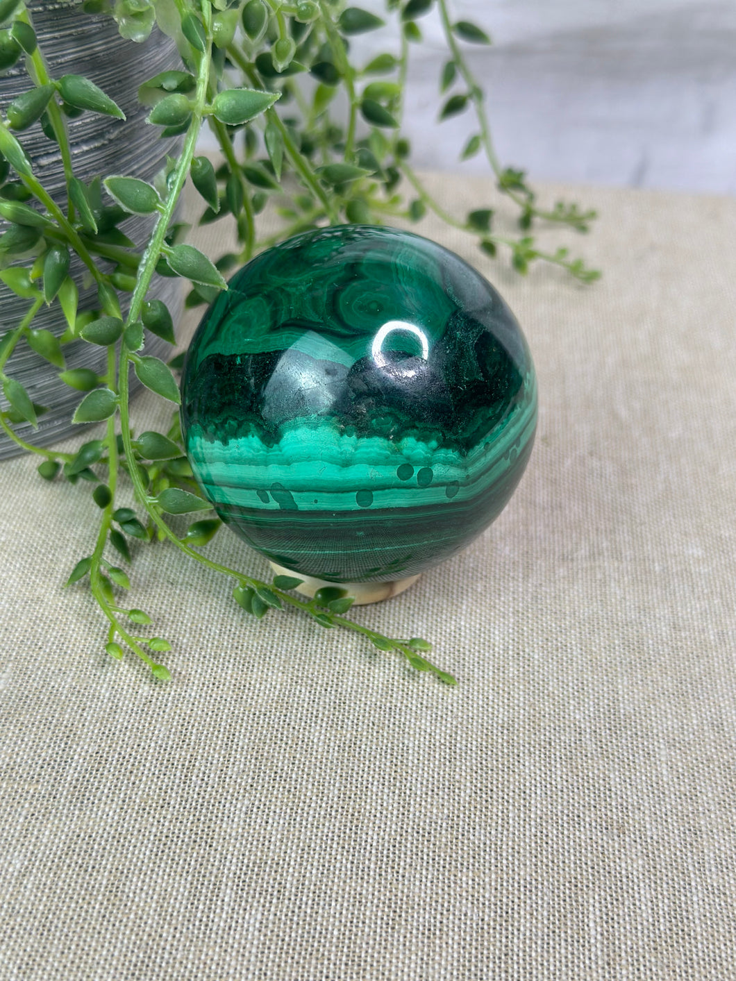 XL Malachite Sphere