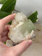 Load image into Gallery viewer, Glass Green Apophyllite~Peach Stillbite~Pink/Green Chalcedony Specimen #115

