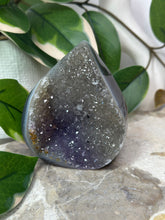 Load image into Gallery viewer, Druzy Amethyst x Agate Flame #121
