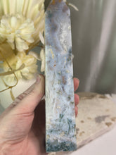 Load image into Gallery viewer, Moss Agate Tower #80
