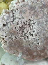 Load image into Gallery viewer, XXXL Pink Amethyst Slab On Stand
