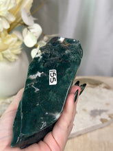 Load image into Gallery viewer, XXL Moss Agate Crocodile Carving
