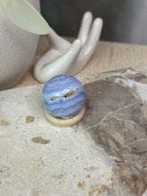 Load image into Gallery viewer, Blue Lace Agate Sphere #65
