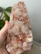 Load image into Gallery viewer, Red/Pink Cubical Apophyllite~Peach Stillbite Cluster #260
