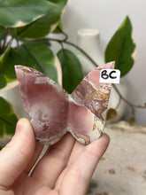 Load image into Gallery viewer, Pink Picture Jasper 3D Butterfly~ BC
