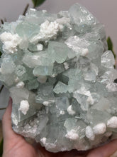 Load image into Gallery viewer, Glass Green Apophyllite + Snowballs #248
