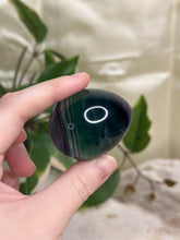 Load image into Gallery viewer, Rainbow Fluorite Egg #45i

