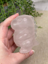 Load image into Gallery viewer, LRG Rose Quartz Chubby Dino
