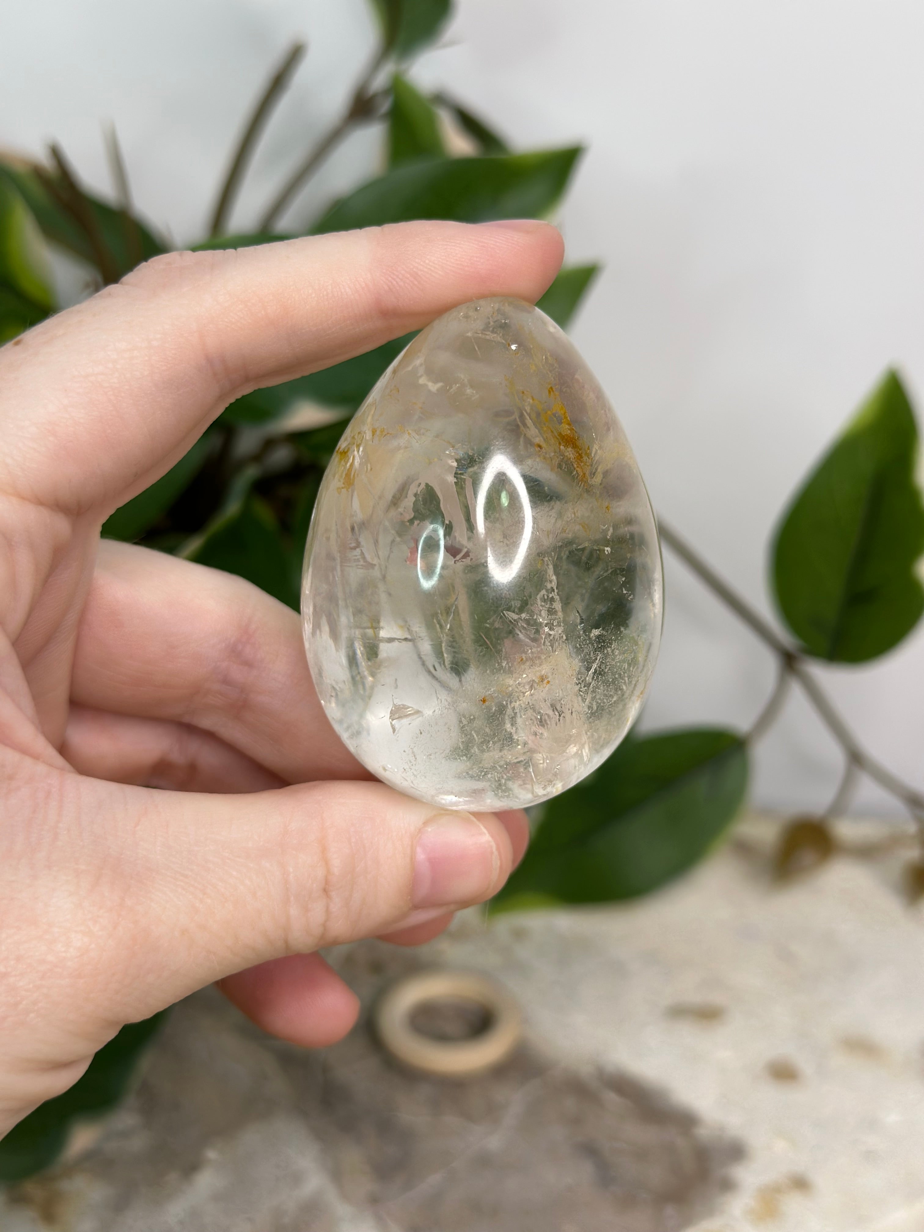 Clear Quartz Egg