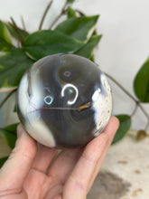 Load image into Gallery viewer, Orca Agate Sphere #65

