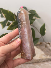 Load image into Gallery viewer, Pink Plume Agate Tower #60
