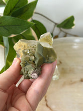Load image into Gallery viewer, Glass Green/Pink Apophyllite~Peach Stillbite~Pink Chalcedony Natural DT #58
