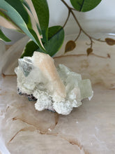 Load image into Gallery viewer, Glass Green Apophyllite~Peach Stillbite~Pink/Green Chalcedony Specimen #84
