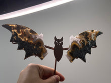 Load image into Gallery viewer, Scenic Moss Agate Bat Wings ~ A
