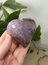 Load image into Gallery viewer, Amethyst x Agate Heart #24
