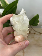 Load image into Gallery viewer, Glass Green Apophyllite~Peach Stillbite~Pink/Green Chalcedony Specimen #102
