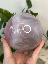 Load image into Gallery viewer, Pink Jelly Agate Sphere #320
