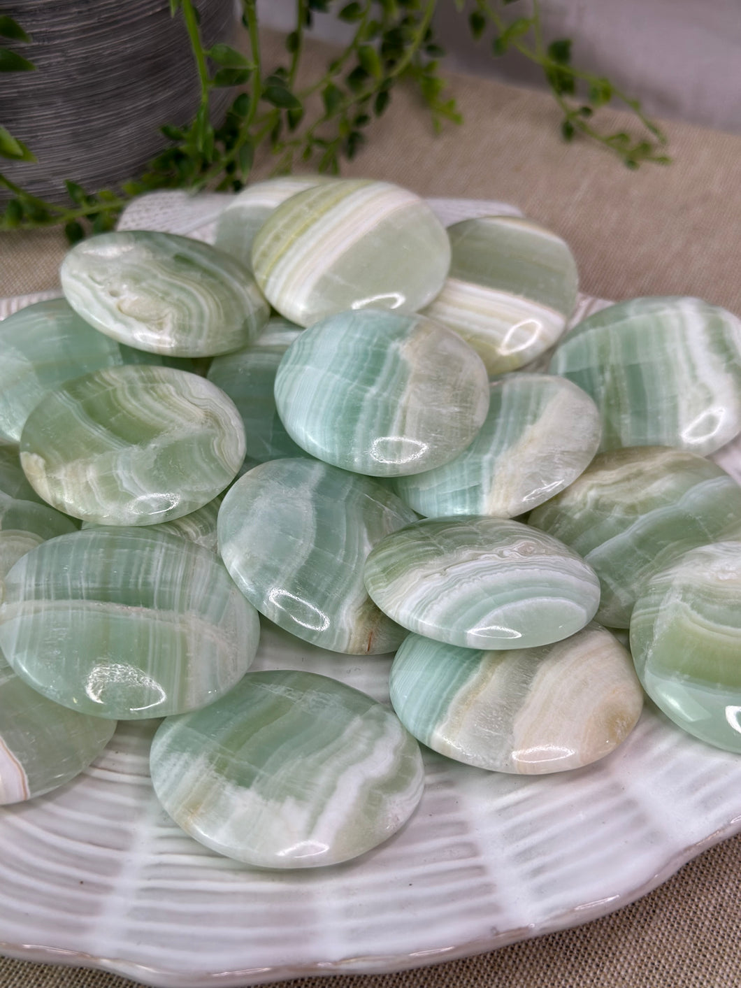 Pistachio Calcite Flatstones