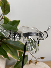 Load image into Gallery viewer, Clear Quartz Bull Head On Stand
