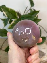 Load image into Gallery viewer, Pink Jelly Agate Sphere #120
