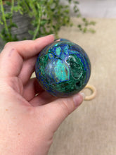 Load image into Gallery viewer, Azurite x Chrysocolla x Malachite Spheres
