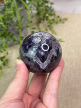 Load image into Gallery viewer, Chevron Amethyst Sphere
